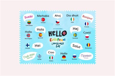 hello in european languages